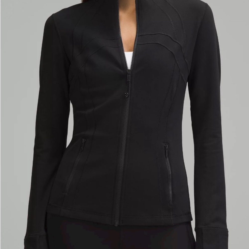 lululemon define jacket in black size 4 worn once